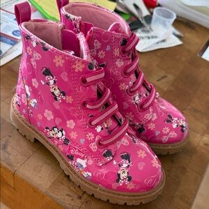 Disney Minnie Mouse Pink Kids Boots